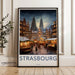 Strasbourg Cathedral Poster | France Wall Art