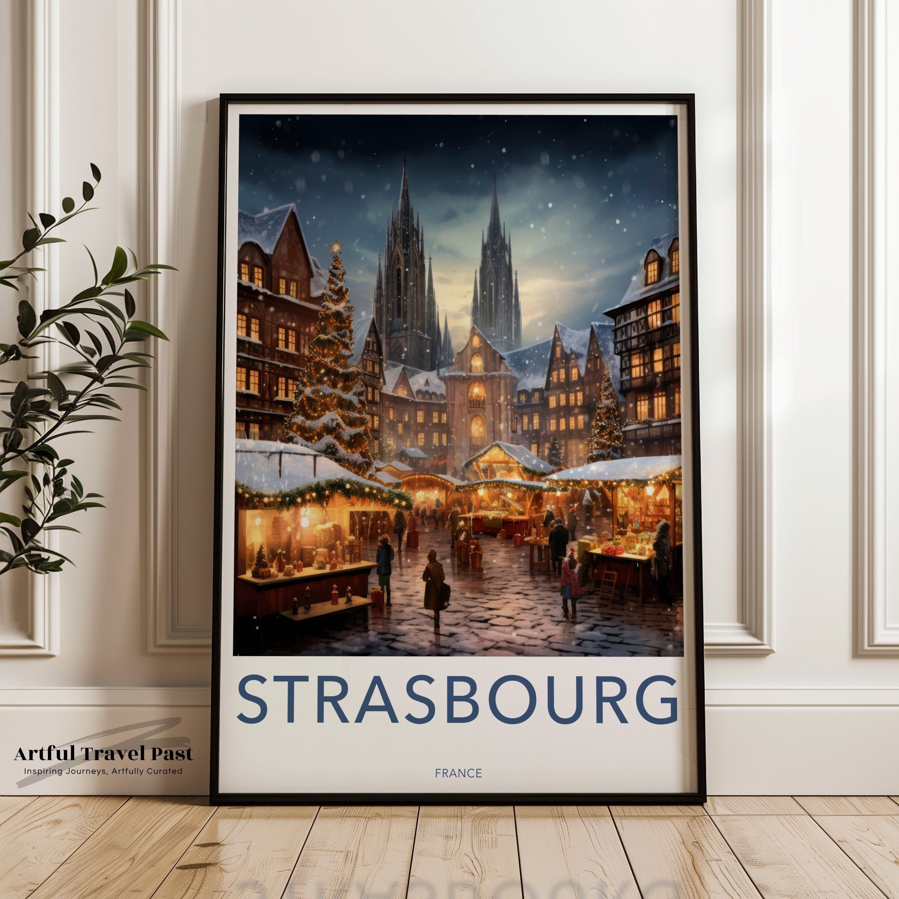 Strasbourg Cathedral Poster | France Wall Art