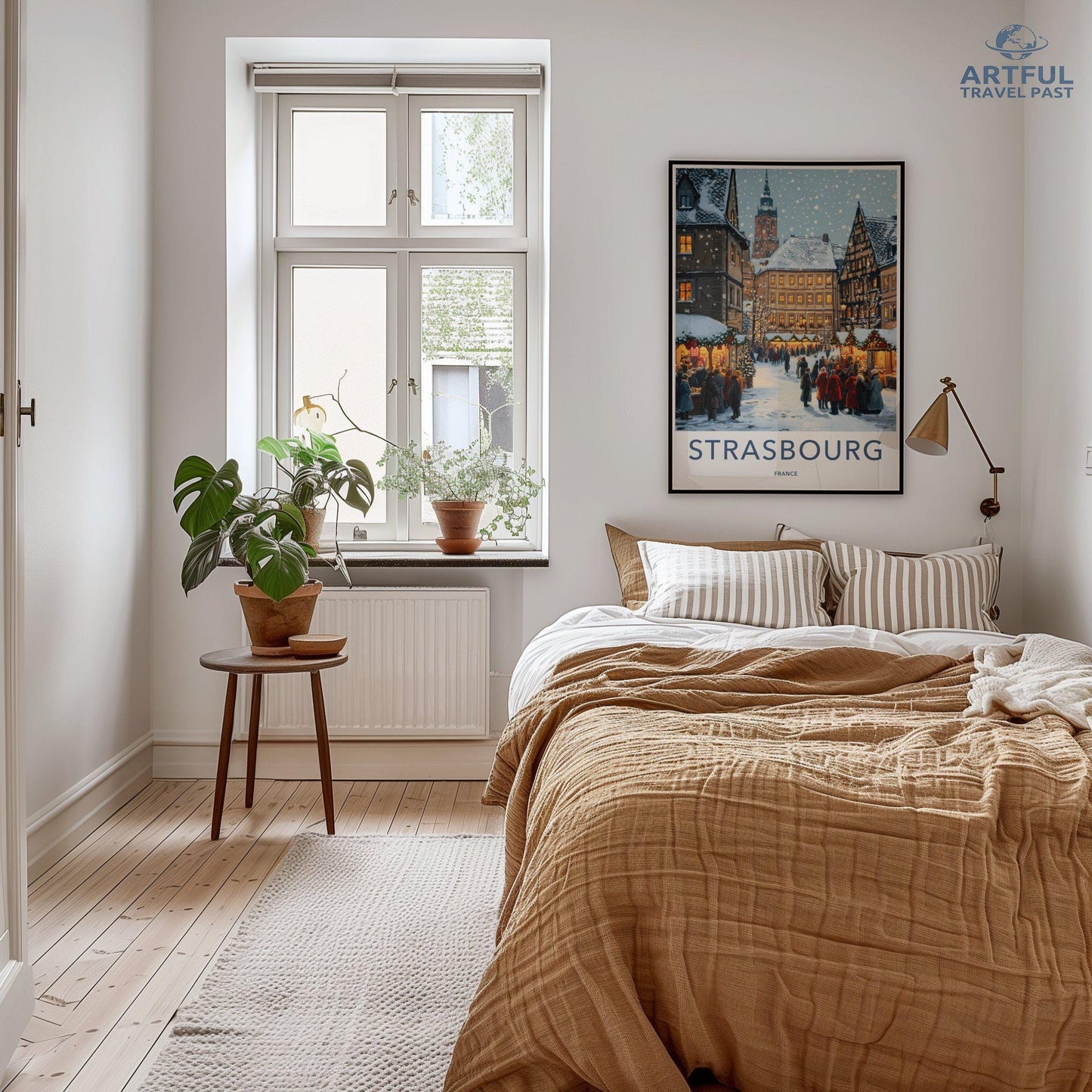 Strasbourg Christmas Market Poster | France Wall Art