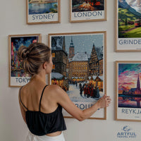 Strasbourg Christmas Market Poster | France Wall Art