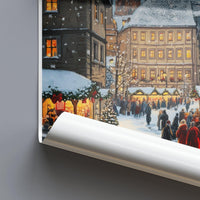 Strasbourg Christmas Market Poster | France Wall Art