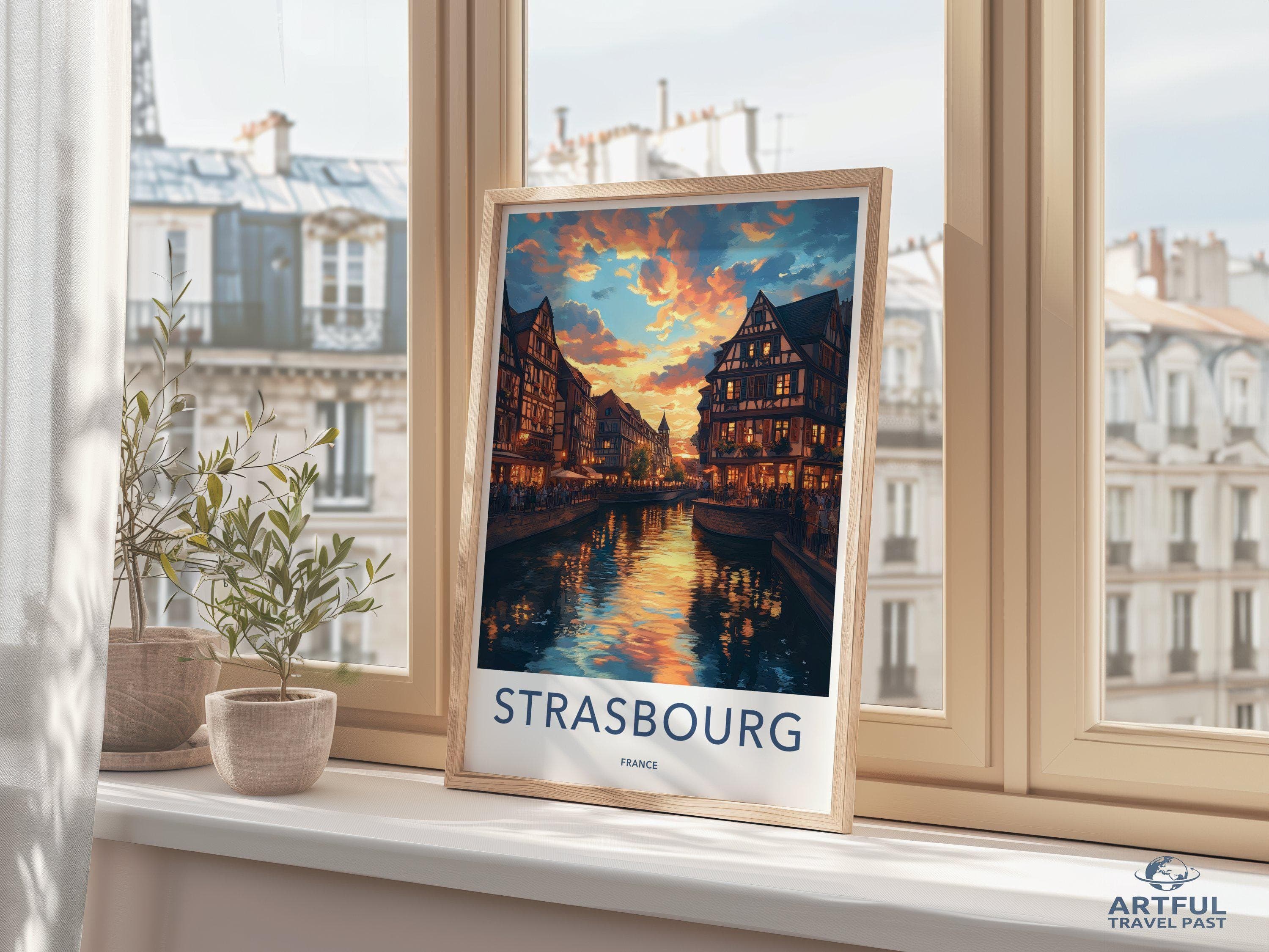 Strasbourg Poster - France Wall Art