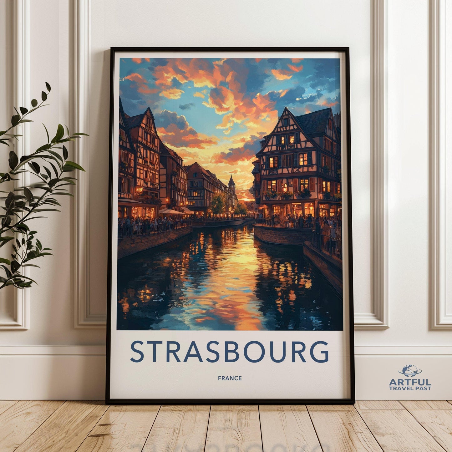 Strasbourg Poster - France Wall Art