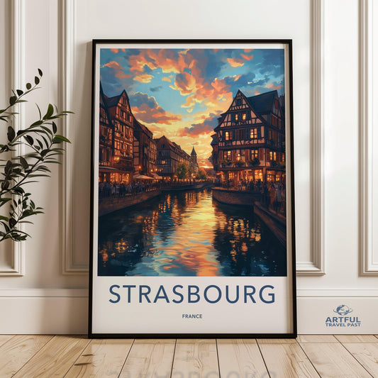 Strasbourg Poster - France Wall Art