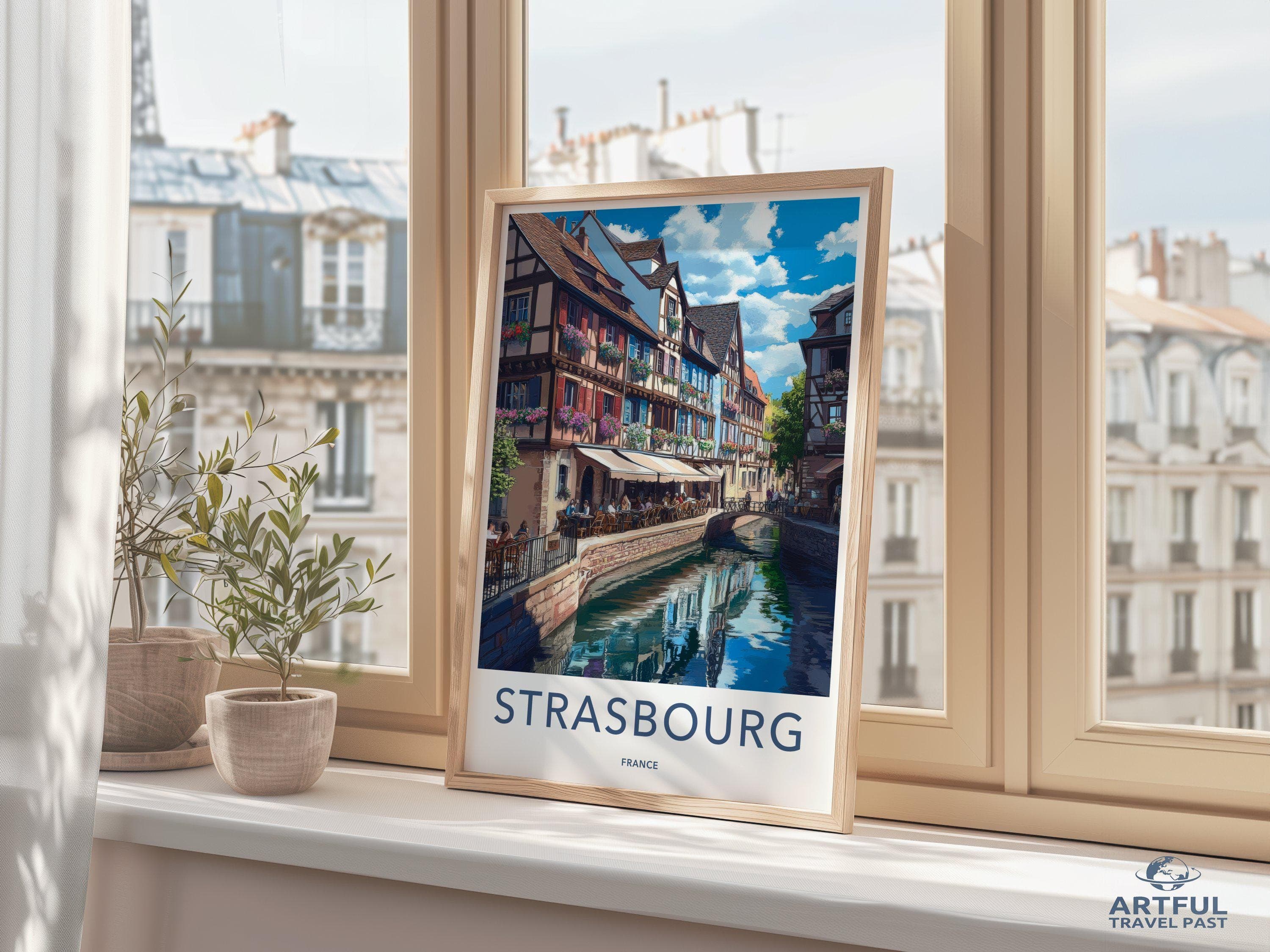 Strasbourg Poster - France Wall Art