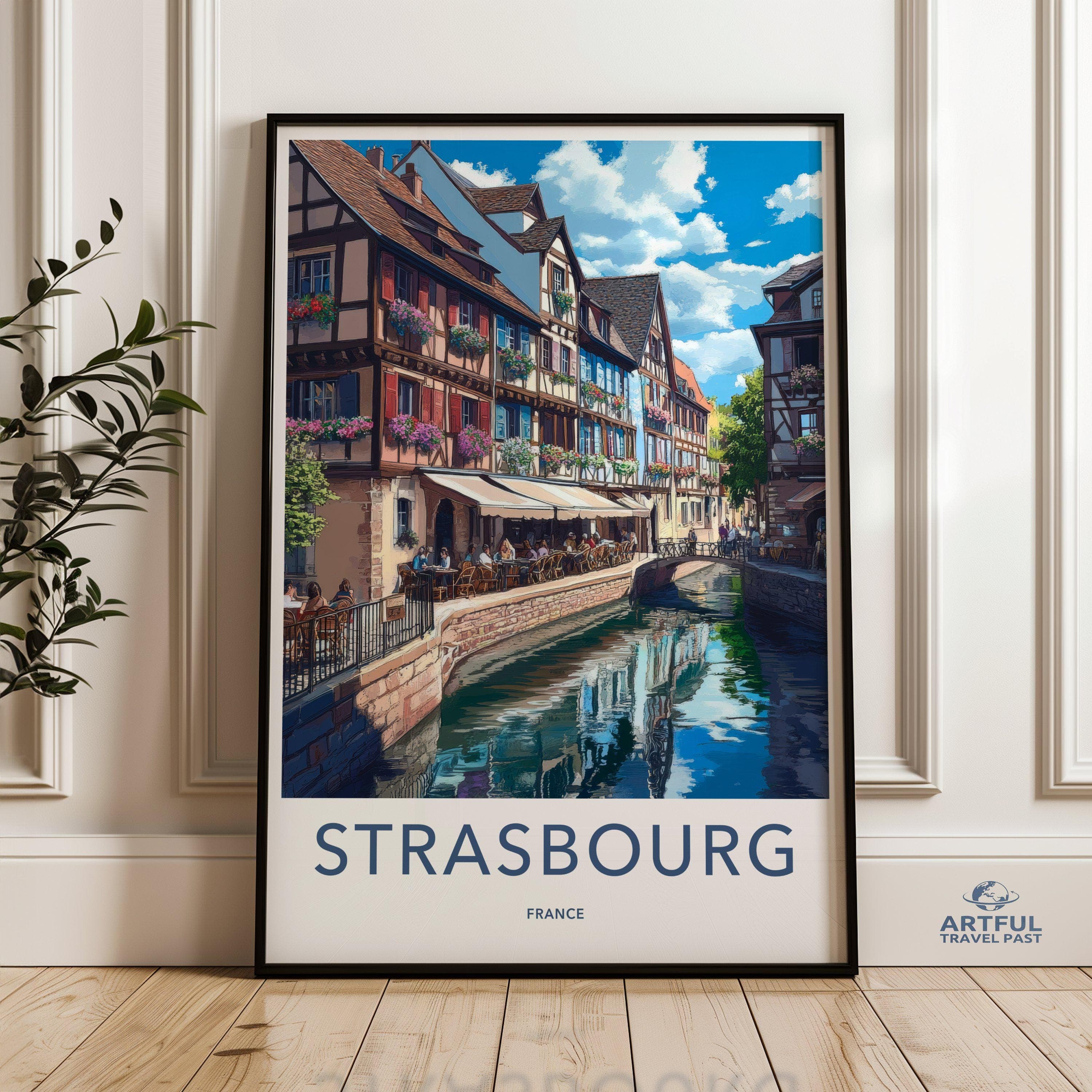 Strasbourg Poster - France Wall Art