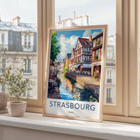 Strasbourg Poster - France Wall Art