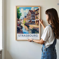 Strasbourg Poster - France Wall Art