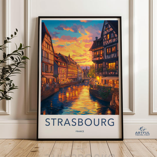 Strasbourg Poster - France Wall Art