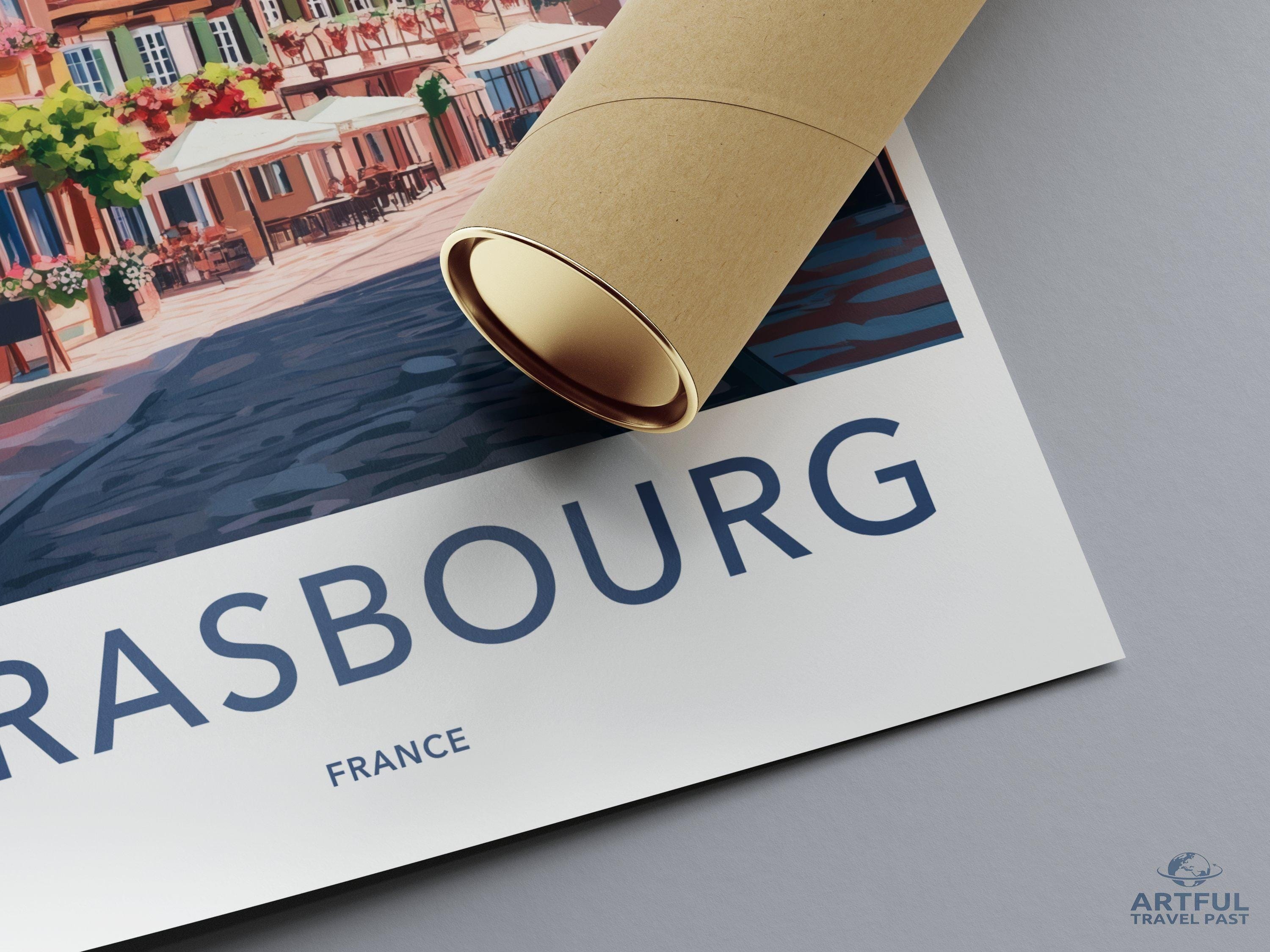 Strasbourg Poster | France Wall Art | Europe Decor
