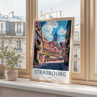 Strasbourg Poster | France Wall Art | Europe Decor