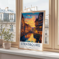 Strasbourg Poster | France Wall Art | Europe Decor