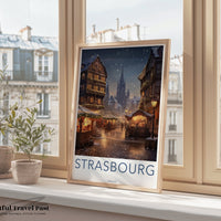Strasbourg Poster | France Wall Art | Europe Decor