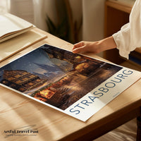 Strasbourg Poster | France Wall Art | Europe Decor