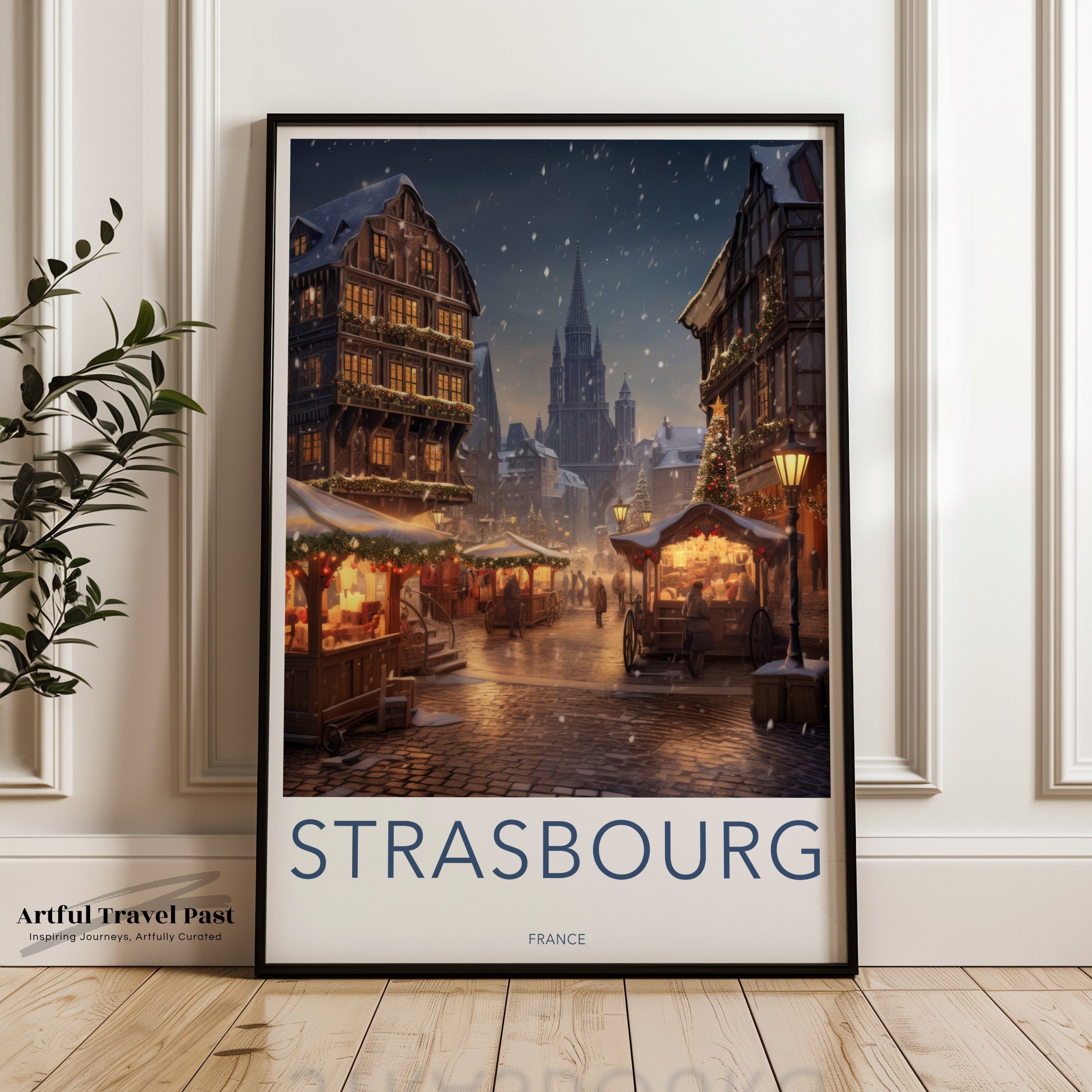 Strasbourg Poster | France Wall Art | Europe Decor