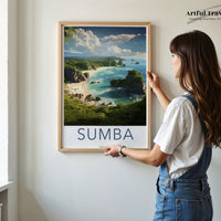 Sumba Poster - Indonesia Wall Art