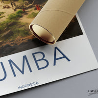 Sumba Poster | Indonesia Wall Art | Asia Decor