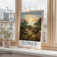 Sumba Poster | Indonesia Wall Art | Asia Decor