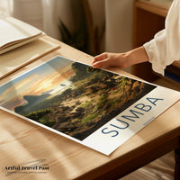 Sumba Poster | Indonesia Wall Art | Asia Decor