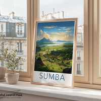 Sumba Poster | Indonesia Wall Art | Asia Decor