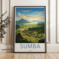 Sumba Poster | Indonesia Wall Art | Asia Decor