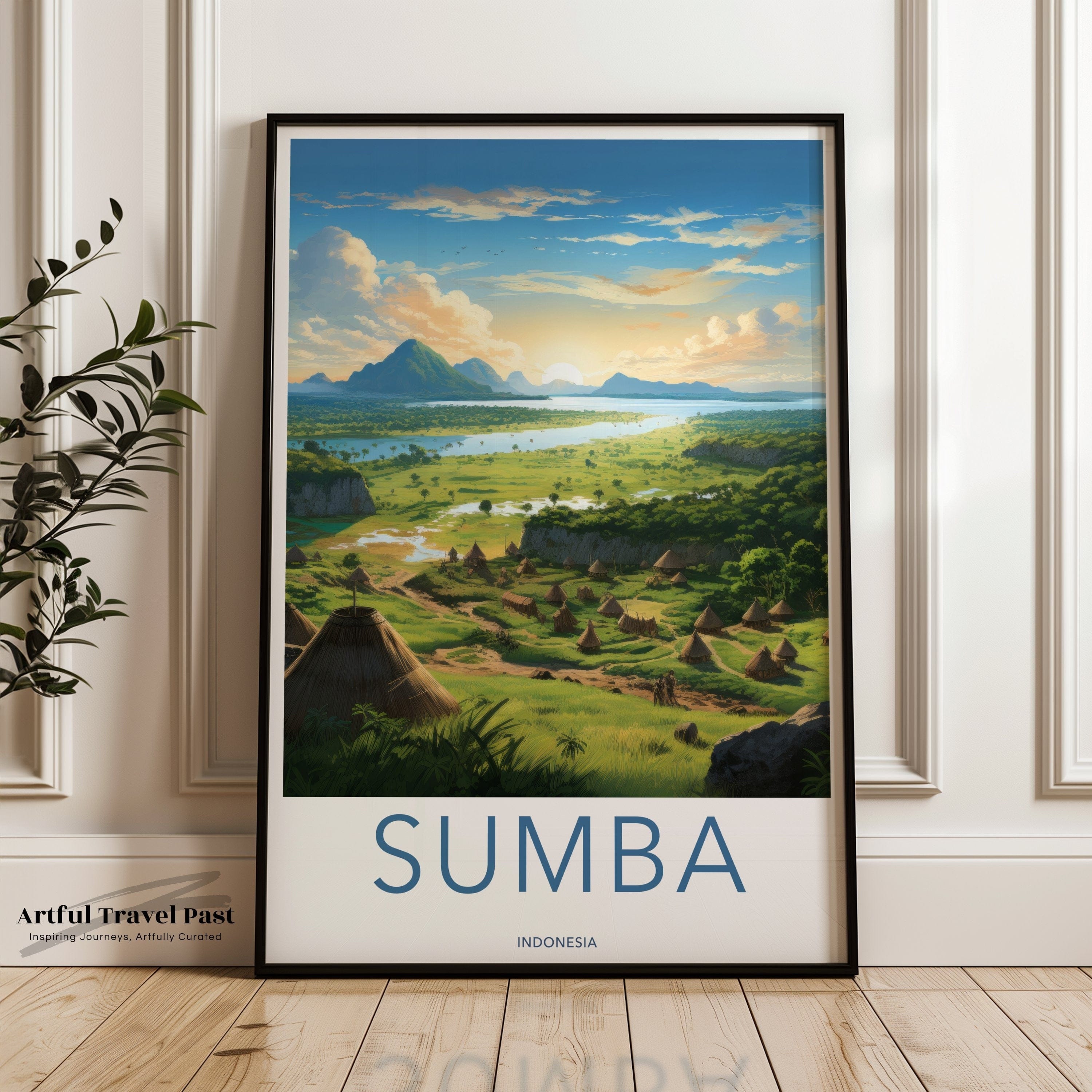 Sumba Poster | Indonesia Wall Art | Asia Decor