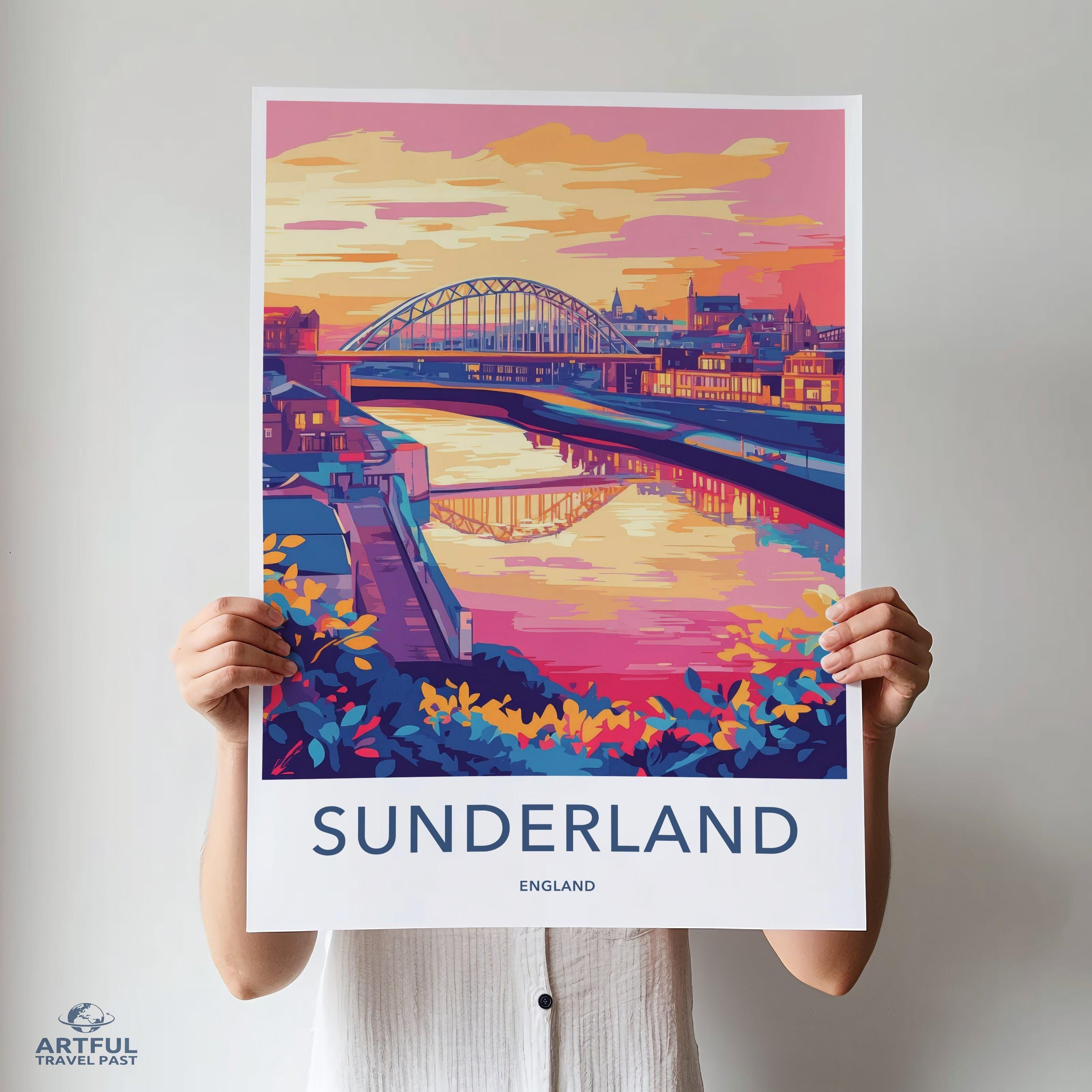 Sunderland Poster - England Wall Art