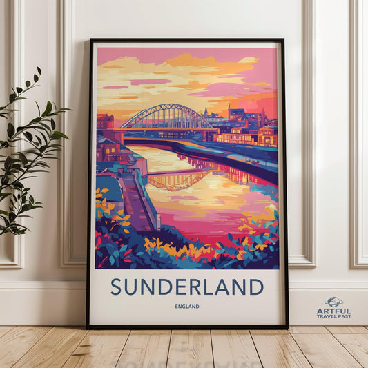 Sunderland Poster - England Wall Art