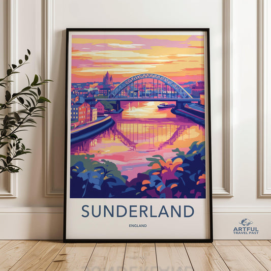 Sunderland Poster - England Wall Art