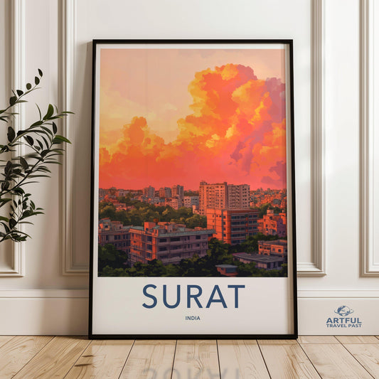 Surat Poster - Gujarat Wall Art