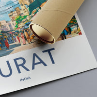 Surat Poster - Gujarat Wall Art