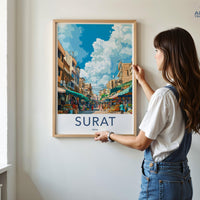 Surat Poster - Gujarat Wall Art