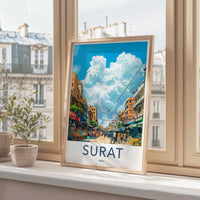 Surat Poster - Gujarat Wall Art