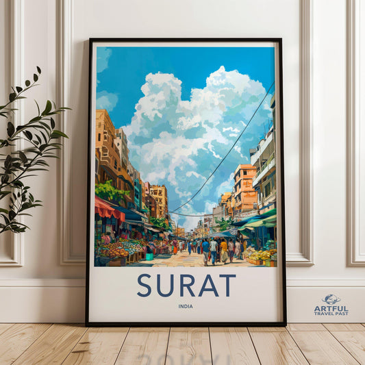 Surat Poster - Gujarat Wall Art