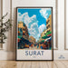 Surat Poster | Gujarat Wall Art | India Decor