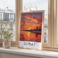 Surat Poster | Gujarat Wall Art | India Decor