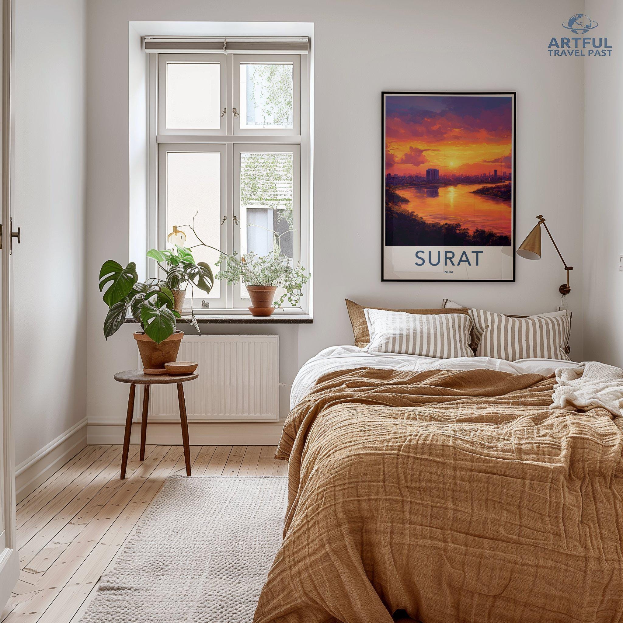 Surat Poster | Gujarat Wall Art | India Decor