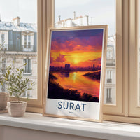 Surat Poster | Gujarat Wall Art | India Decor