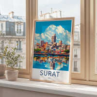 Surat Poster | Gujarat Wall Art | India Decor