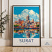 Surat Poster | Gujarat Wall Art | India Decor