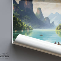 Surat Thani Poster - Thailand Wall Art