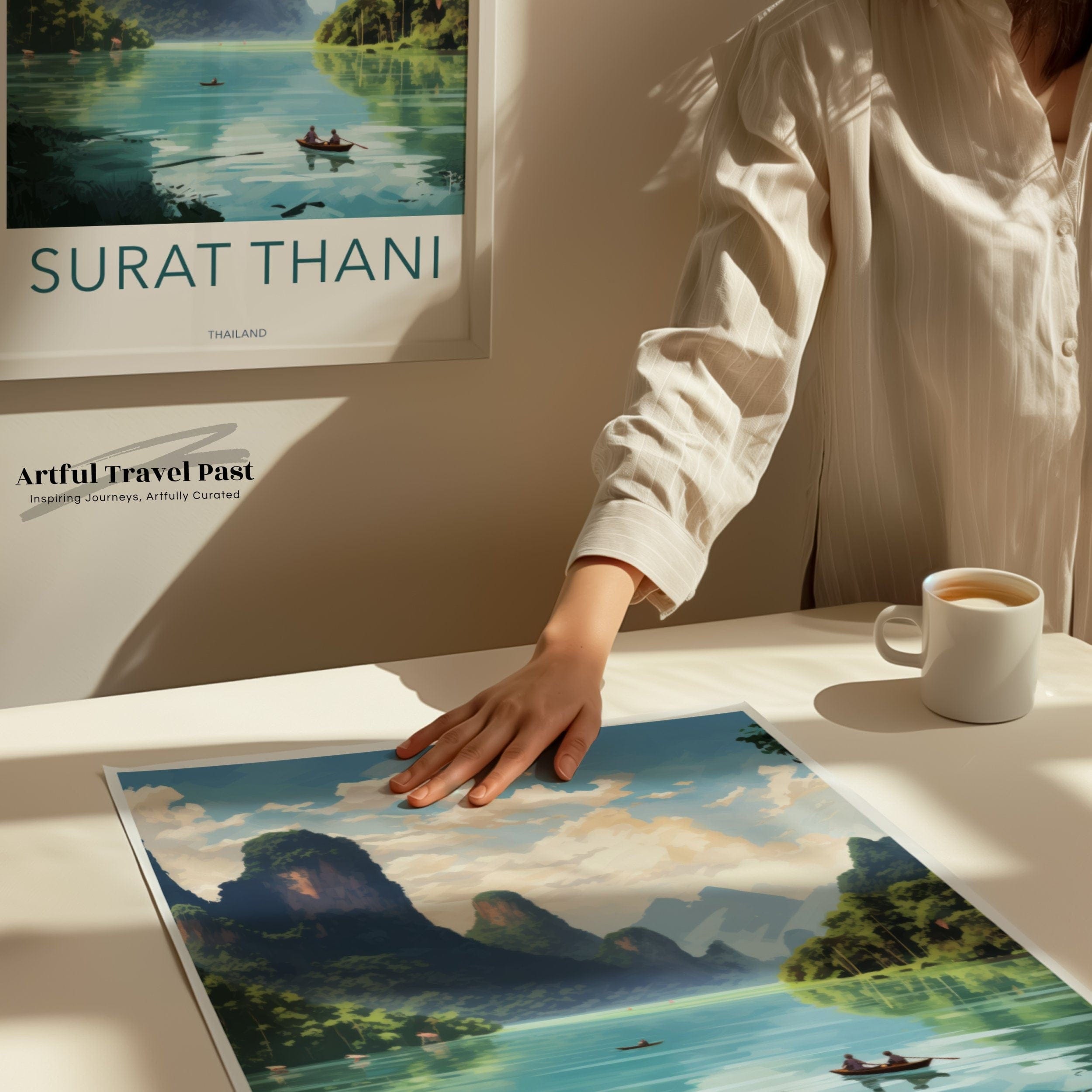 Surat Thani Poster - Thailand Wall Art
