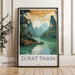 Surat Thani Poster - Thailand Wall Art
