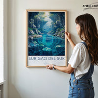 Surigao del Sur Poster - Philippines Wall Art