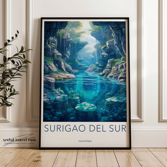 Surigao del Sur Poster - Philippines Wall Art