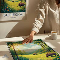 Sutjeska National Park Poster
