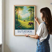Sutjeska National Park Poster