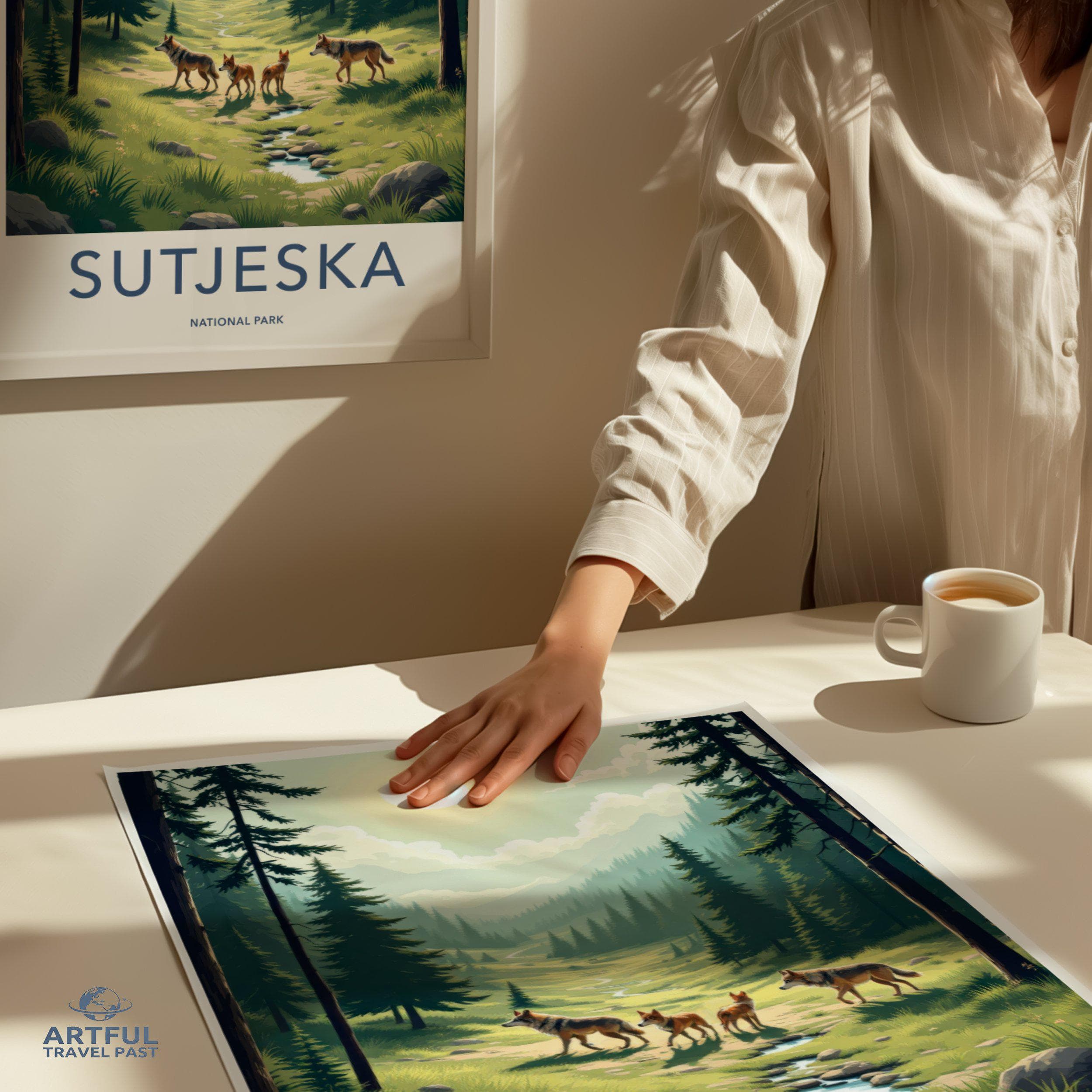 Sutjeska National Park Poster | Bosnia and Herzegovina Art