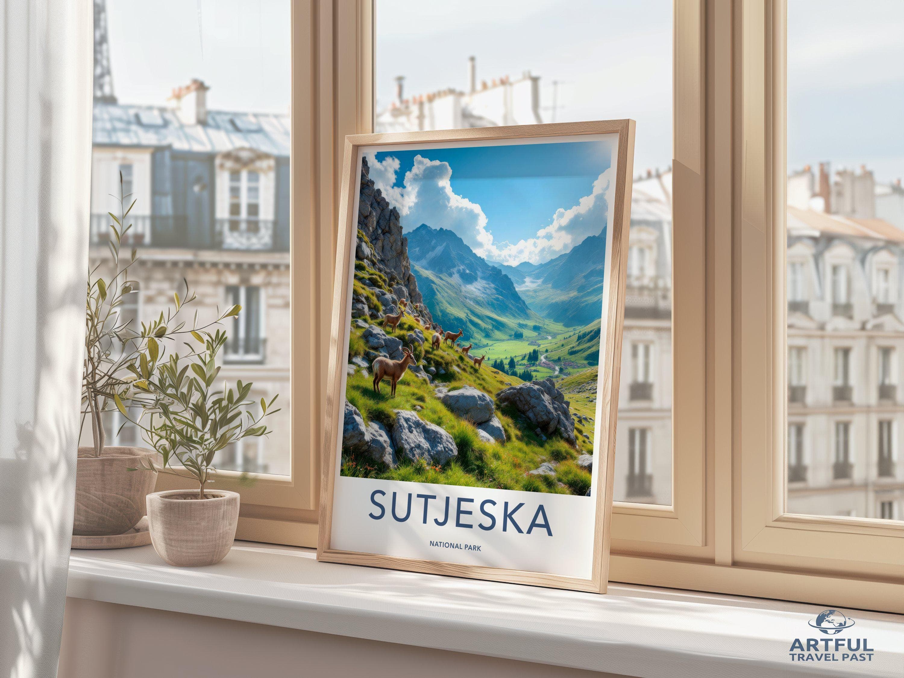 Sutjeska National Park Poster | Bosnia and Herzegovina Art