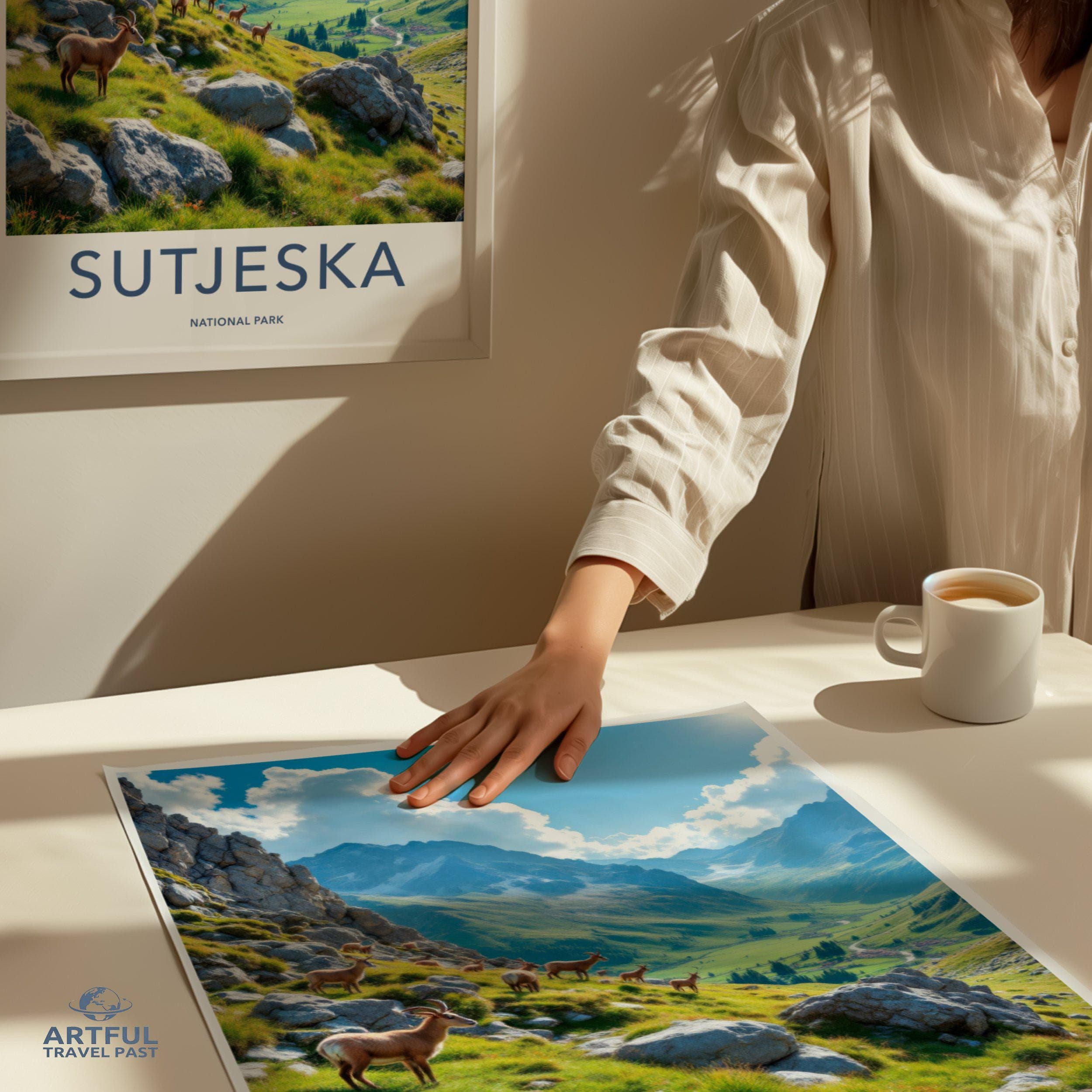 Sutjeska National Park Poster | Bosnia and Herzegovina Art